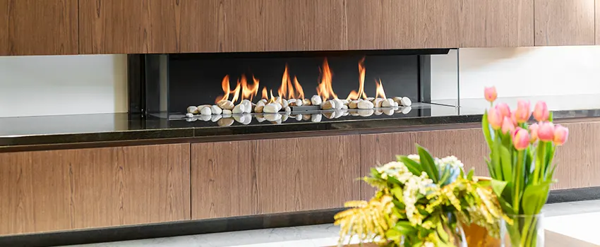 Double-height Fireplace Design Refurbishment in Frederickson, Washington